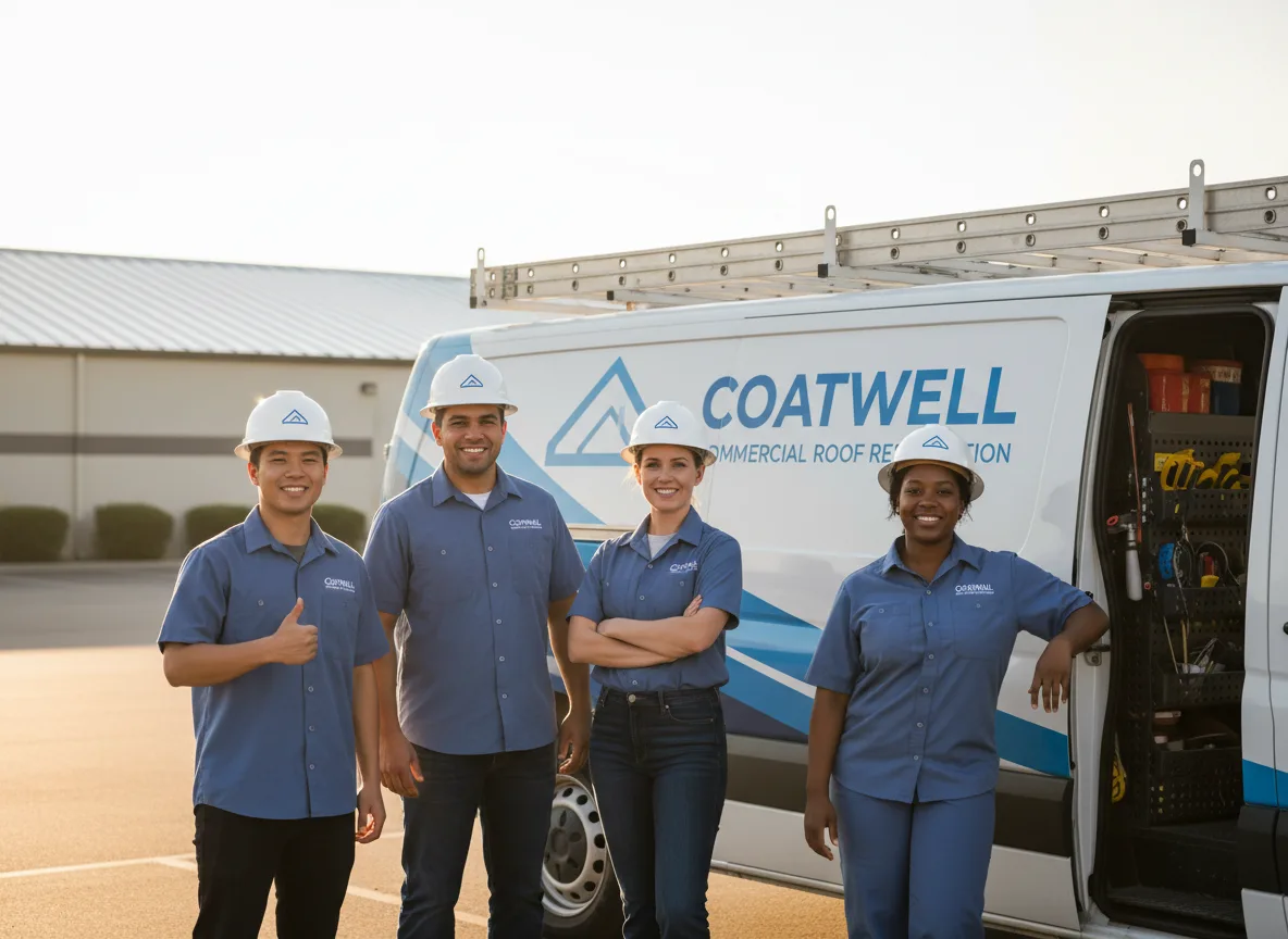 Commercial roof coating company in Meadow, TX